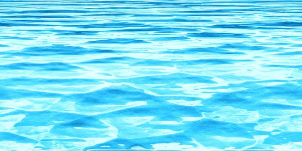 Seamless realistic water ripples and waves tileable texture. Artistic watercolor of an infinite ocean horizon repeating pattern. Summer backdrop. A high resolution 3D rendering.