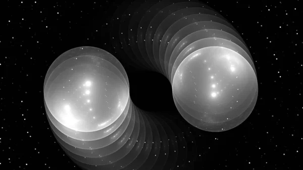 Чорно Білі Абстрактні Небесні Кулі Тлі Фону Шпалер Зірок Елегантний — стокове фото