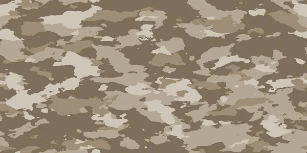 Seamless rough textured military, hunting, paintball camouflage pattern in a light brown and khaki beige palette. Tileable abstract contemporary classic camo fashion textile surface design texture