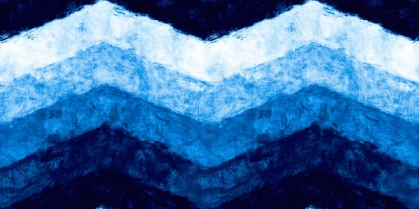 Безшовний Пофарбований Синій Шеврон Стрілка Або Зигзагоподібна Смуга Фону Візерунок — стокове фото