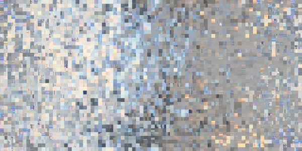 Seamless Iridescent Prata Holográfico Cromo Folha Vaporwave Mosaico Fundo Quadrado — Fotografia de Stock