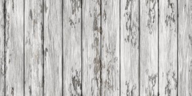 Kusursuz klasik Cottagecore ahşap doku arka planı. Tileable rustic whitewashed old Redwood kalasları. Eski püskü ahşap zemin, duvar kağıdı deseni ya da düz zemin. Yüksek çözünürlüklü 3B görüntüleme