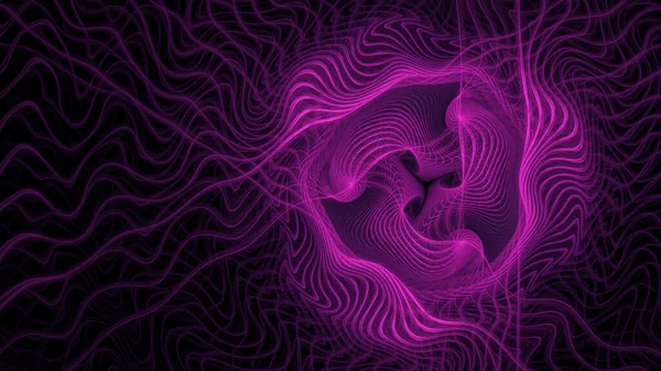 Velvet violet abstract fractal gnarls background