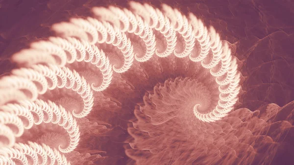 Примхливе Ностальгічне Заспокоєння Спіральний Фрактал Coral Nautilus — стокове фото
