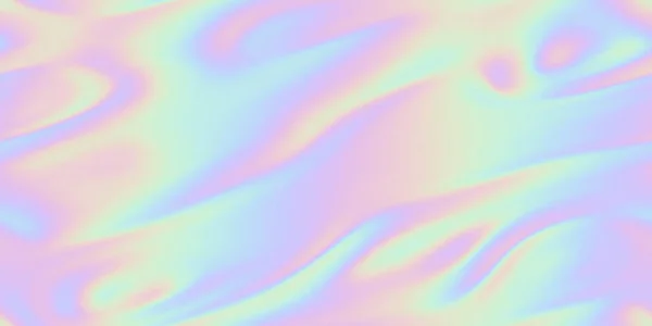 シームレストレンディーな虹色の箔テクスチャ 柔らかいホログラフィックパステルユニコーン大理石の背景パターン 現代の真珠のようなぼやけた抽象的な渦巻きイラスト — ストック写真