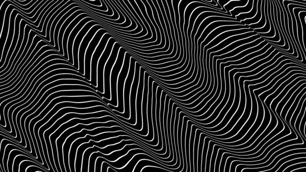 Surreal Op Art Wave Distortions Abstract Background