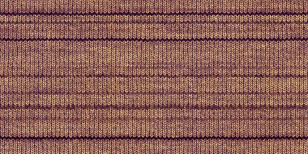 Seamless Fairisle Knitted Horizontal Stripes Background Texture Trendy Vintage Earth — Stock Photo, Image