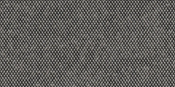 Seamless Steel Knurl Surface Pattern Background Silver Gray Rough Shiny — Stock Photo, Image