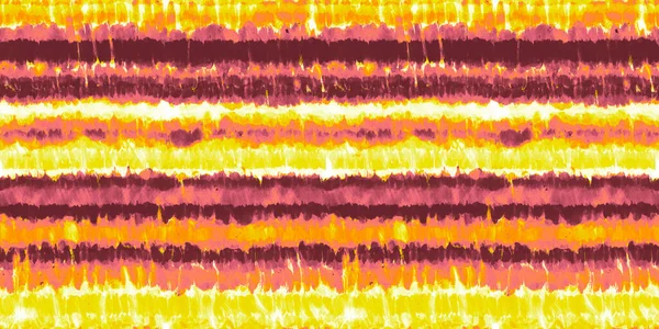 Pembe Sarı Dopamin Rengi Parlak Turuncu Renkli Ombre Shibori Çizgili — Stok fotoğraf