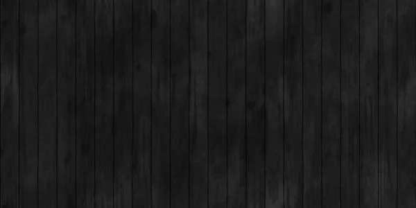 Naadloze Donkere Zwarte Grungy Oude Houten Vloer Planken Achtergrond Textuur — Stockfoto