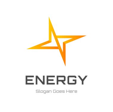 Star Flash Işık Modern Logo simgesi