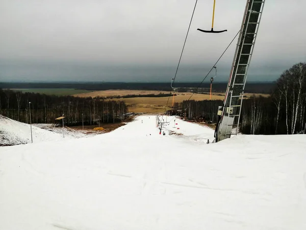 Ski Slope Lift — Stock Photo, Image