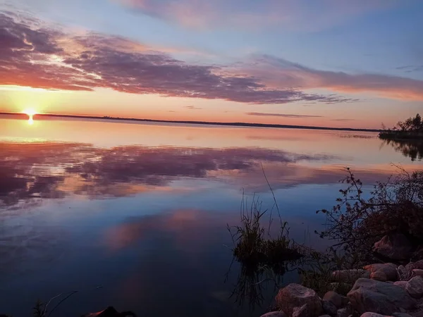 Calm Lake Sunset — Stock Photo, Image