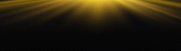 Сияющие Солнечные Лучи Блики Линз Размытость Движении Сверкает Бликами Gold — стоковый вектор