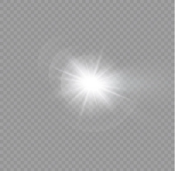 Twinkle Lens Flares Glare Lighting Abstract Lens Flare Ignition Flashing — ストックベクタ