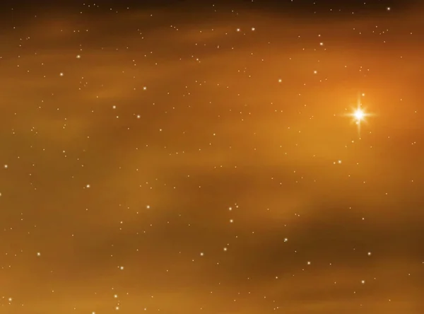 Notte Splendente Cielo Notturno Stellato Con Stelle Universo Spazio Infinito — Vettoriale Stock
