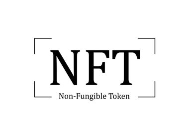NFT renk çizgisi simgesi. Kripto ya da logo sembolü. Dijital karşılanamayan sembol konsepti. Düzenlenebilir felçli NFT karşılanamaz Token simgesi. Blockchain, bitcoin, coin, defi. Vektör