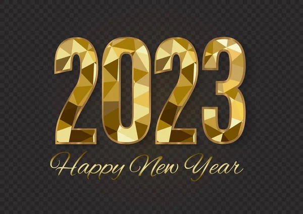 2023 Happy New Year Background Design Postcard Banner Poster Vector — Stockový vektor