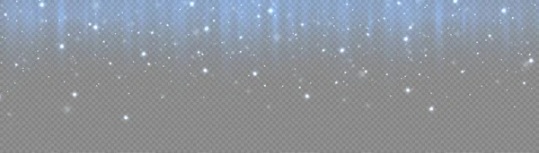 Polvo Azul Cayendo Volando Puntos Confeti Chispeantes Líneas Verticales Brillos — Vector de stock