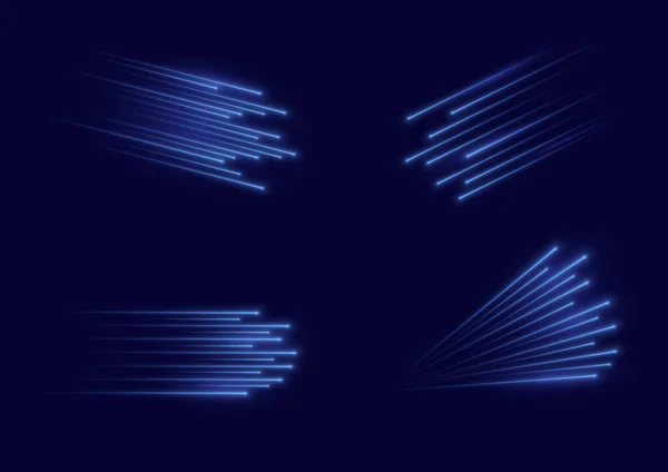 High Speed Abstract Technology Background Concept Motion Speed Blur Glowing — Stockový vektor