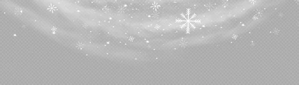 Snow Wind Transparent Background White Gradient Decorative Element Vector Illustration — Stock Vector