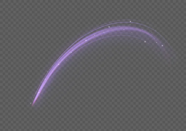 Фіолетовий Сяючий Блискучі Лінії Ефект Векторний Фон Яскраво Фіолетові Лінії — стоковий вектор