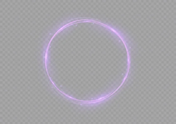 Signe Portail Feu Éthéré Avec Une Étrange Étincelle Flamme Cercle — Image vectorielle