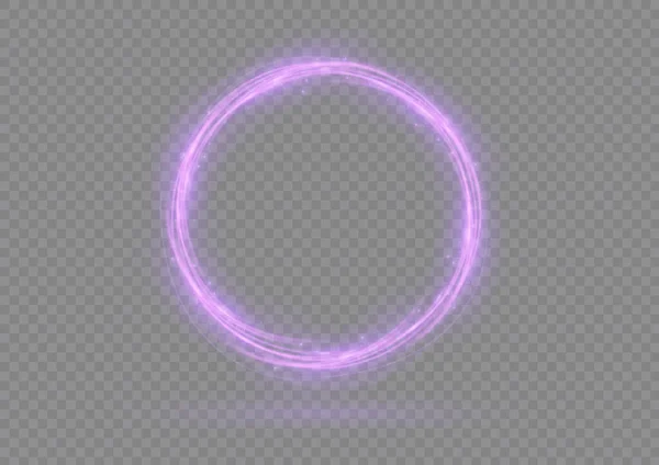 Signe Portail Feu Éthéré Avec Une Étrange Étincelle Flamme Cercle — Image vectorielle