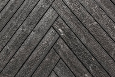 Yanmış tahta dokusu. Yanmış tahta dokusu. Sho Sugi Ban Yakisugi geleneksel bir Japon ağaç koruma metodudur..