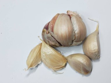 Endonezya sarımsak baharatının yakın plan fotoğrafı.