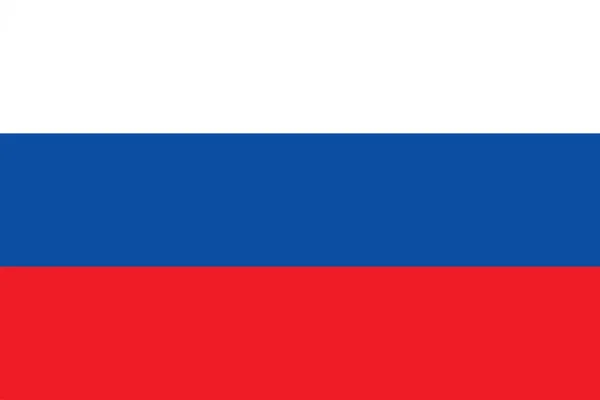 Rosyjska Flaga Vector Image Eps — Wektor stockowy
