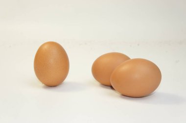 Tavuk yumurtalarının yakın fotoğrafını çek.