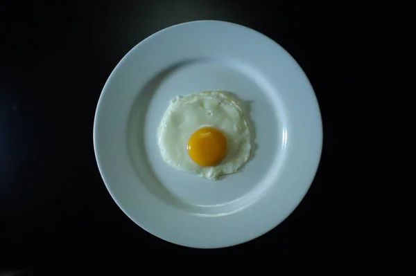 Fried Chicken Eggs Fried Eggs Sunny Side Eggs — Stock Photo, Image