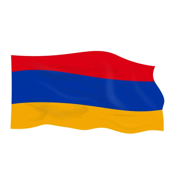 Vektor Der Armenischen Nationalflagge Eps — Stockvektor