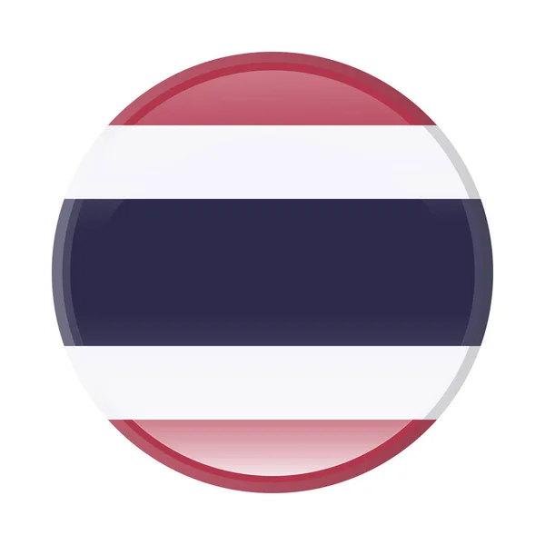 Tailandia Vector Bandera Nacional Eps — Vector de stock