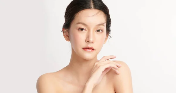 피부를 아름다운 아시아인 아름다움 아시아 초상화 — 스톡 사진