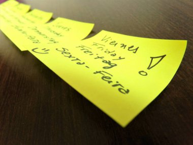 Haftanın son günü mutlu bir gündür..