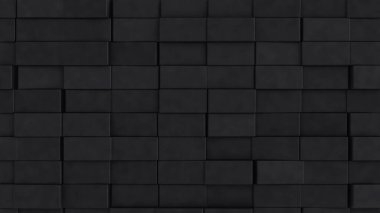 Parlatılmış basit 3D döşeme kiremitleri fütüristik bir duvar oluşturmak için düzenlendi. 3D, Beton Arkaplan dikdörtgen bloklardan oluşturuldu. 3B Hazırlama