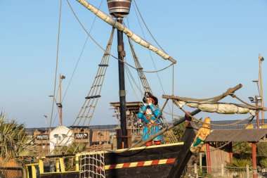 Kuzey Norfolk, İngiltere 'de Korsanlar Koyu Macera Golf Cazibesi Büyük Yarrmouth Zevk Sahili