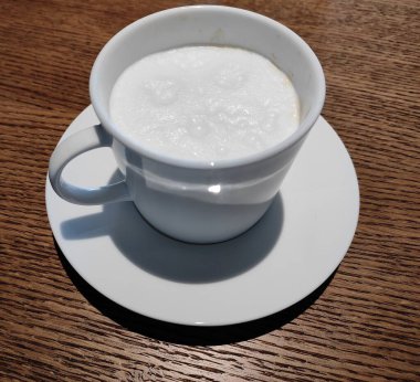 Süt köpüğü kahve arka planı, süt köpüğü fikri