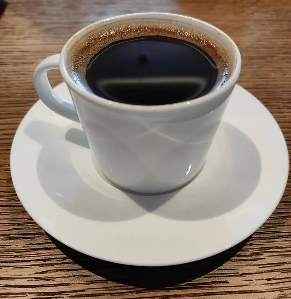 Tyrkisk Kaffe Hvit Kopp Tyrkisk Kaffebakgrunnskonsept – stockfoto
