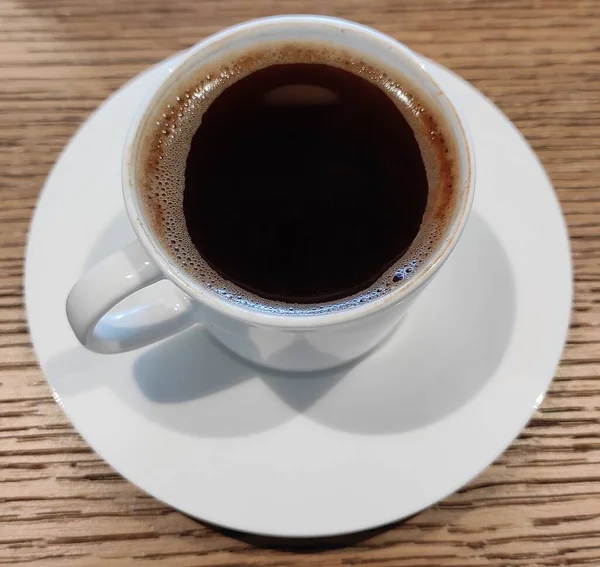 Turecka Kawa Białym Kubku Tureckie Tło Kawy — Zdjęcie stockowe