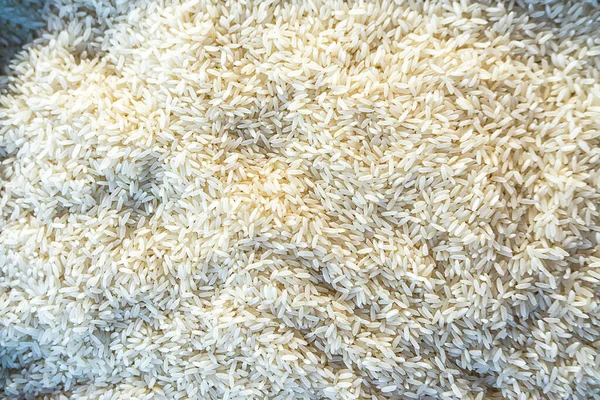 Top View White Rice Photo Style Wallpaper Texture Basic Grain — стоковое фото