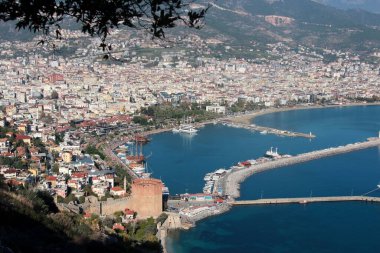 Alanya 'daki deniz limanı.