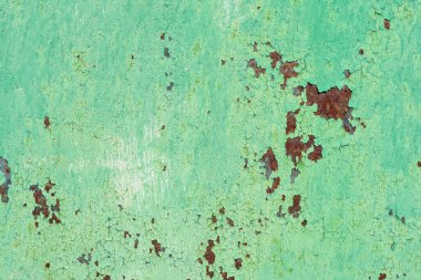 metal background with old paint and rust