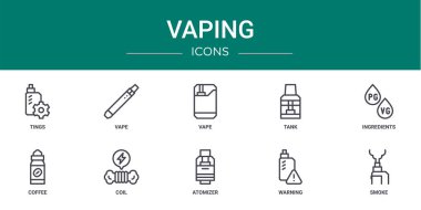 Rapor, sunum, diyagram, web tasarımı, mobil uygulama, mobil uygulama gibi 10 ana hatlı ağ buharlaştırma simgesi seti