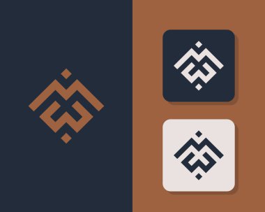 M harfi logo tasarımı. yaratıcı minimal monokrom sembolü. Evrensel zarif vektör amblemi. Birinci sınıf iş logosu. Şirket kimliği için grafiksel alfabe sembolü
