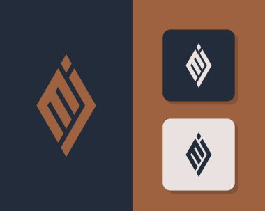M J harfi logo tasarımı. yaratıcı minimal monokrom sembolü. Evrensel zarif vektör amblemi. Birinci sınıf iş logosu. Şirket kimliği için grafiksel alfabe sembolü