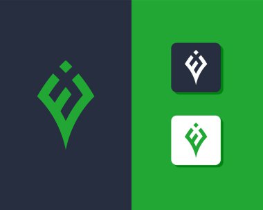 E-J harfi logo tasarımı. yaratıcı minimal monokrom sembolü. Evrensel zarif vektör amblemi. Birinci sınıf iş logosu. Şirket kimliği için grafiksel alfabe sembolü
