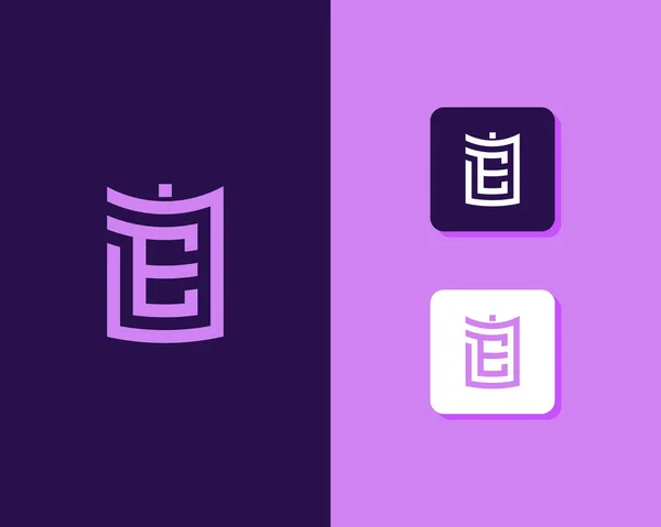 E-J harfi logo tasarımı. yaratıcı minimal monokrom sembolü. Evrensel zarif vektör amblemi. Birinci sınıf iş logosu. Şirket kimliği için grafiksel alfabe sembolü